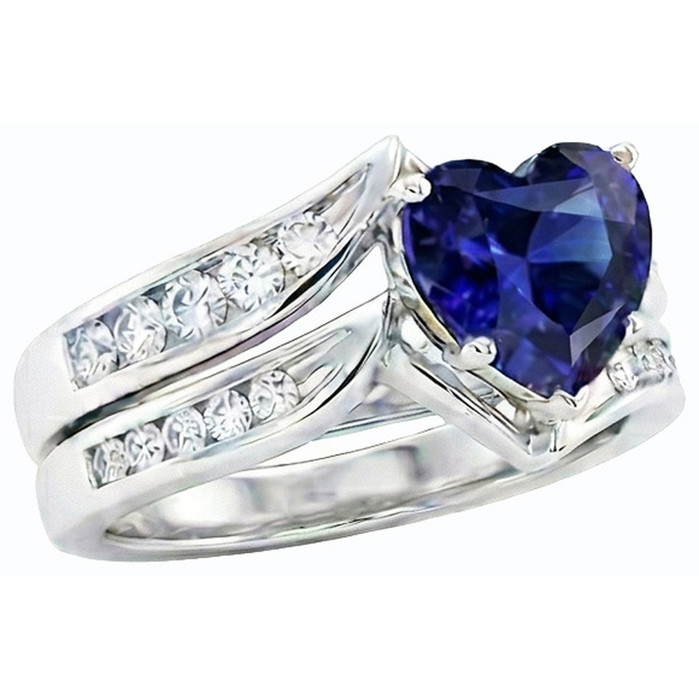 echter round diamant 3.50Karat ring Profilansicht