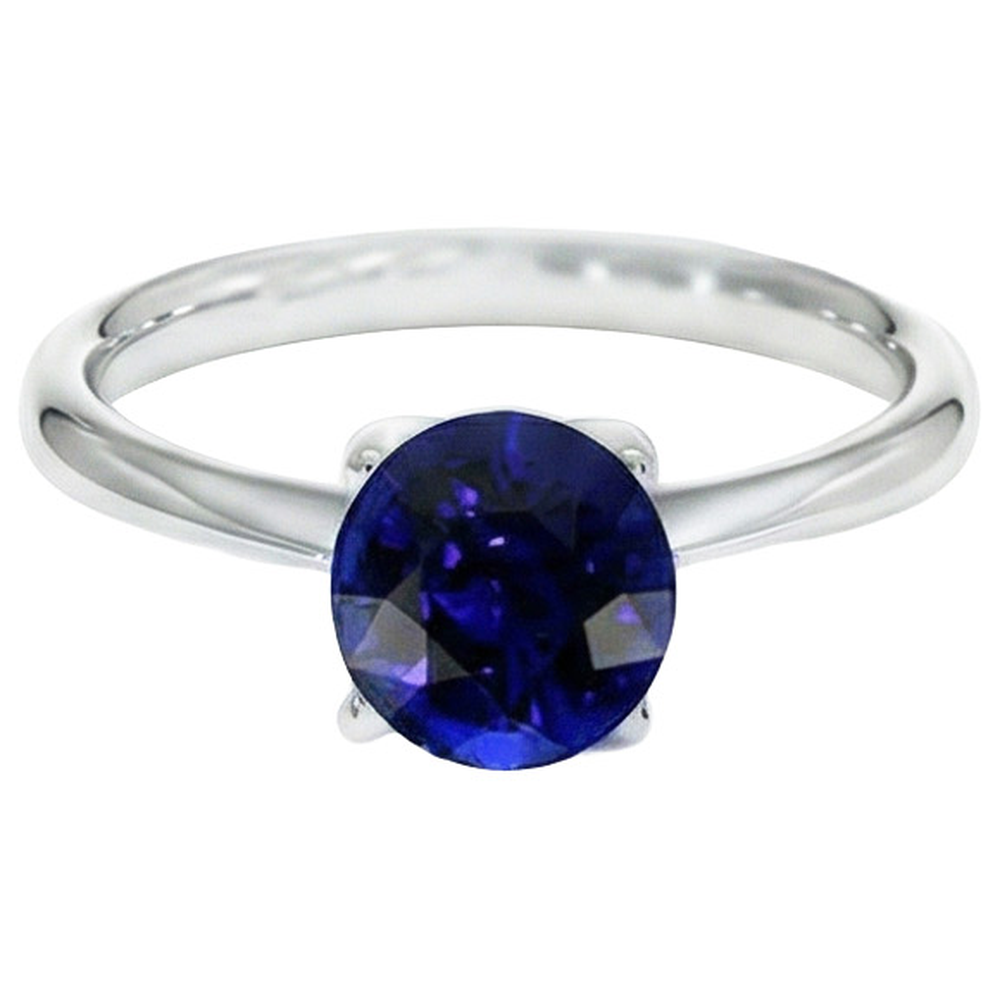 echter round diamant 4Karat ring Vorderansicht
