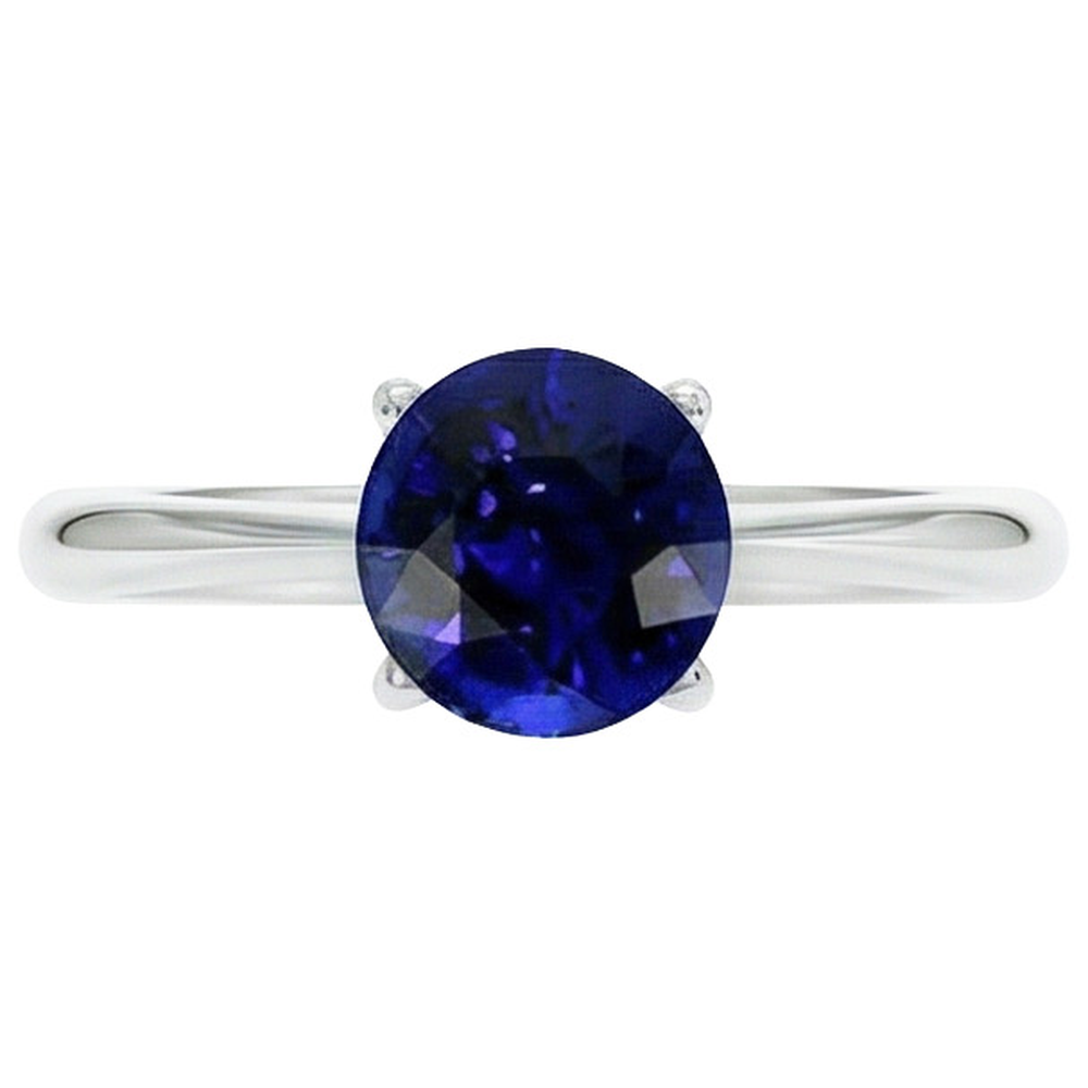 echter round diamant 4Karat ring Detailansicht
