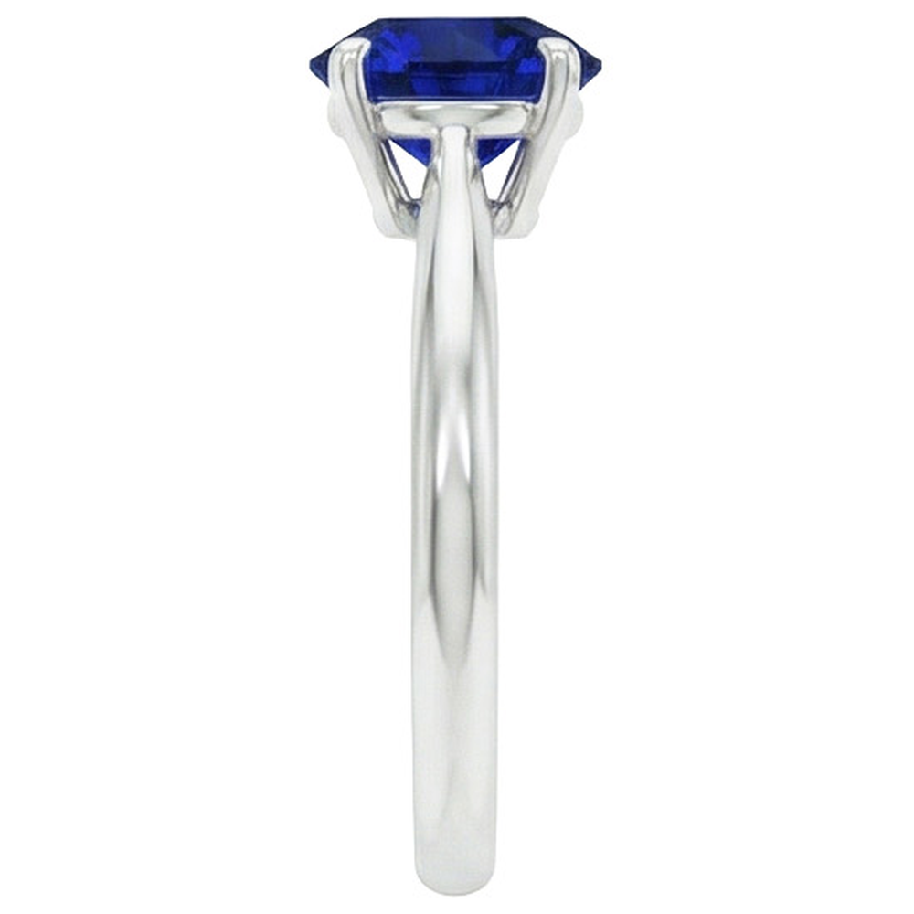 echter round diamant 4Karat ring Draufsicht