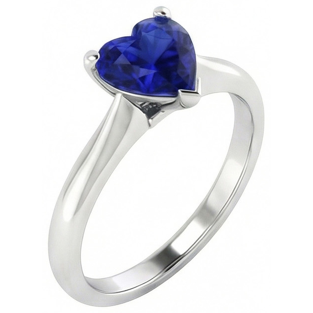 echter oval diamant 1.50Karat ring Seitenansicht