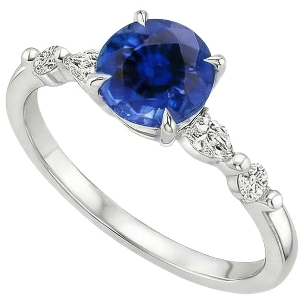 echter marquise diamant 2Karat ring Seitenansicht