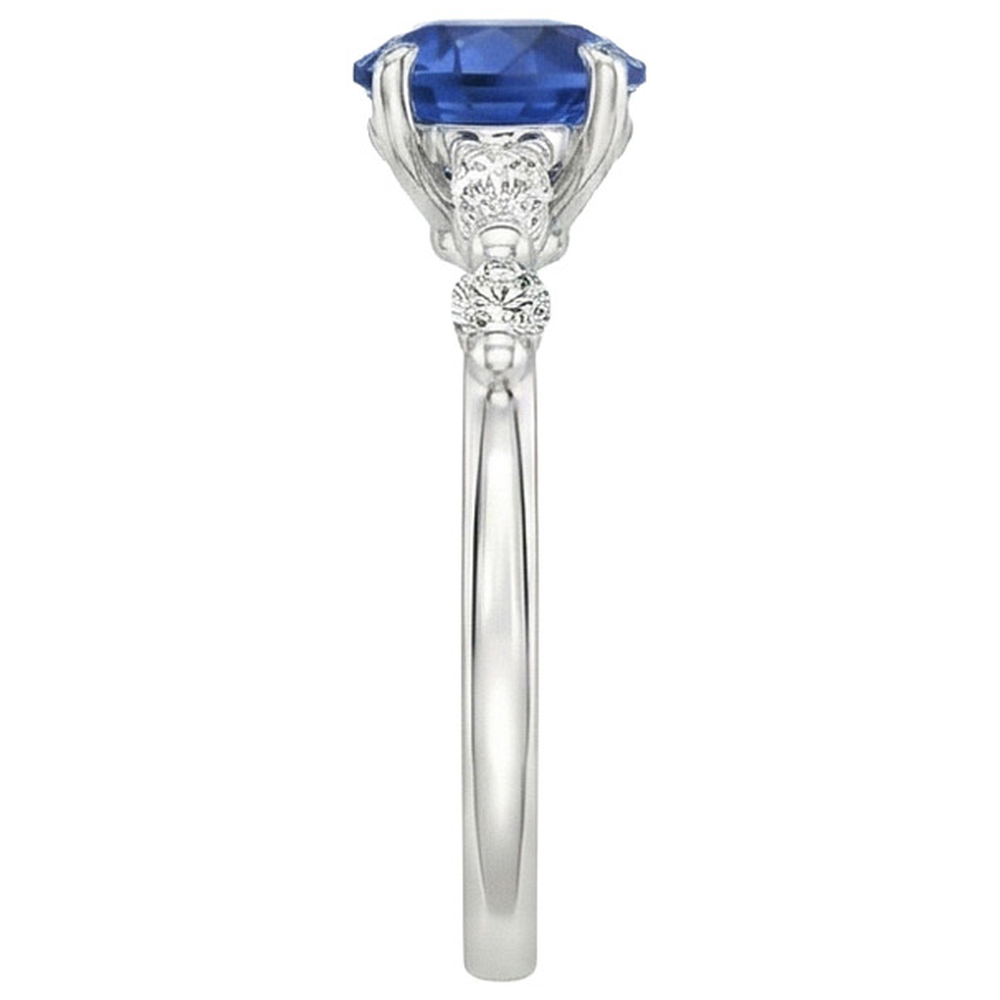 echter marquise diamant 2Karat ring Profilansicht