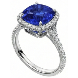 Saphir-Ring Für Frauen