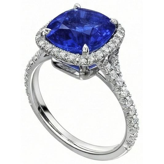 Saphir-Ring Für Frauen