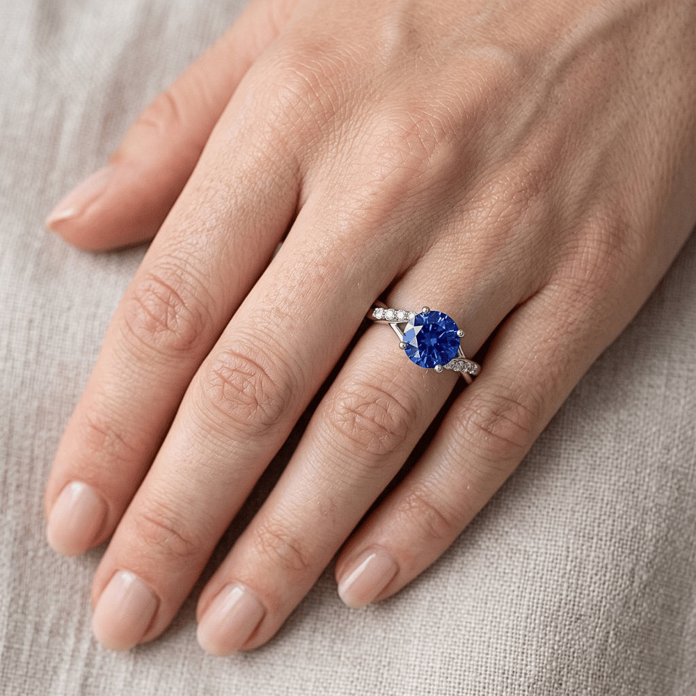 Saphir Ring GIA ZERTIFIZIERT 2,86 Karat