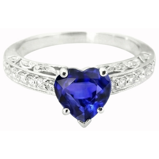 echter round diamant 14Karat ring Vorderansicht