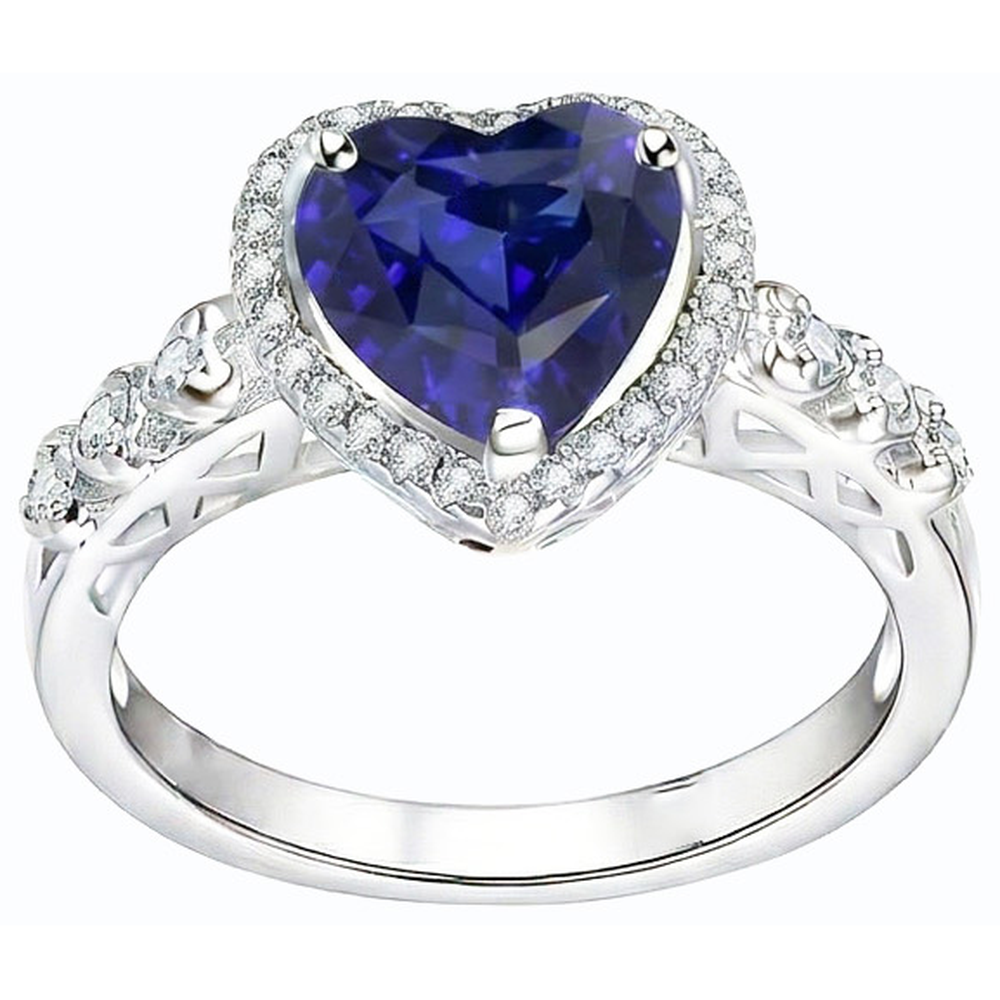 echter round diamant 2Karat ring Vorderansicht