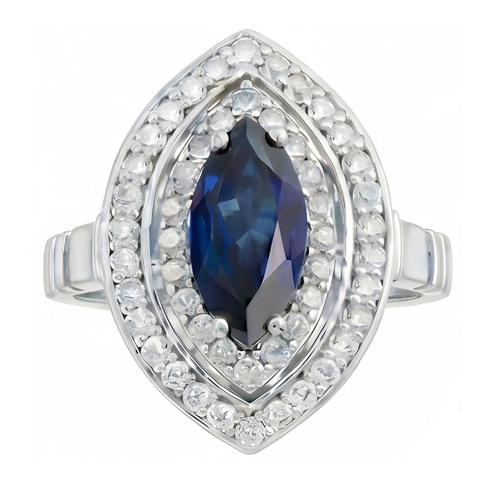 echter marquise diamant 1.50Karat ring Seitenansicht