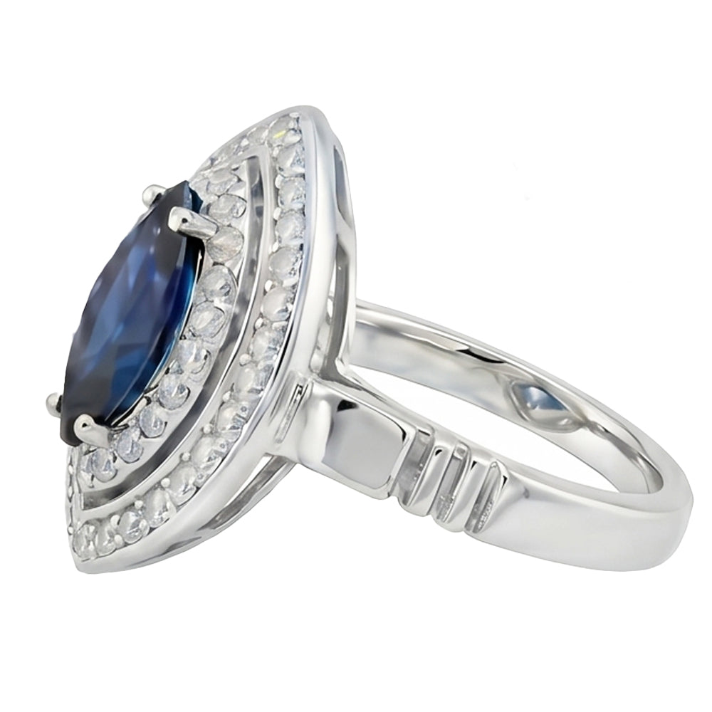 echter marquise diamant 1.50Karat ring Detailansicht
