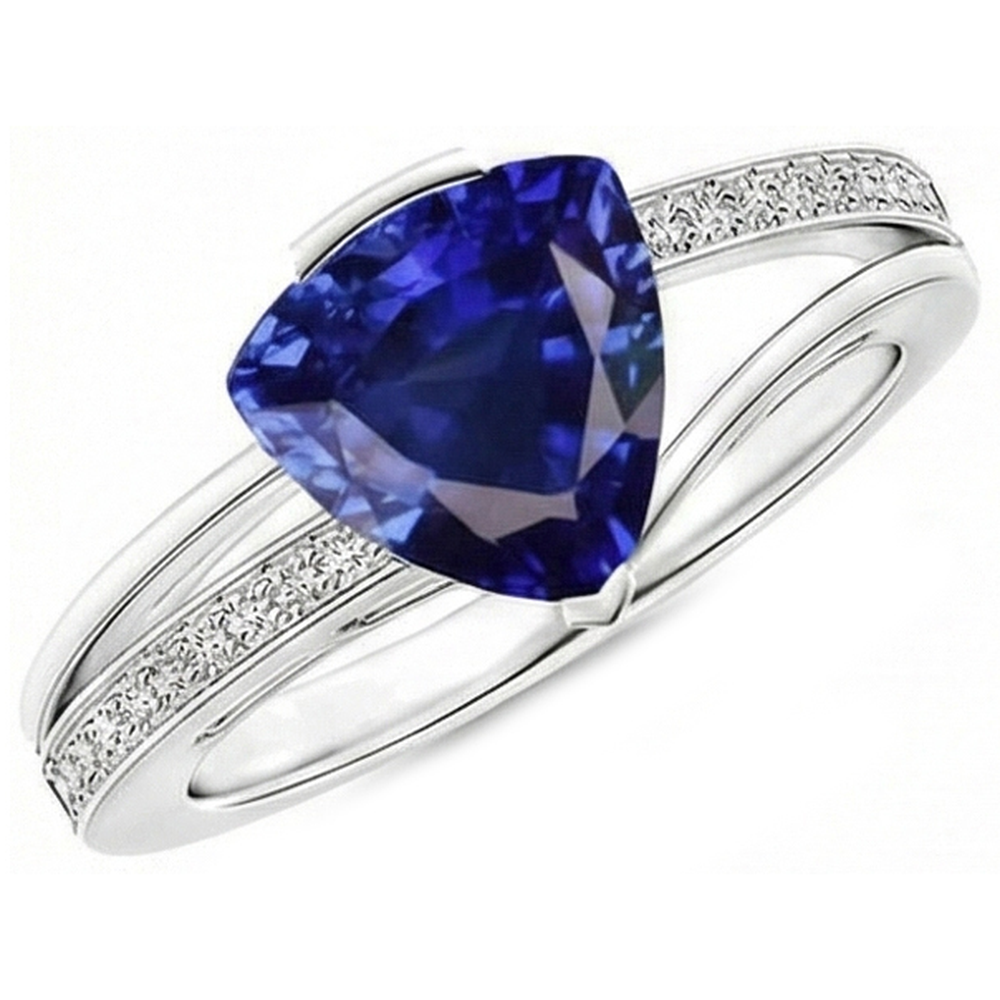 echter round diamant 2Karat ring Vorderansicht