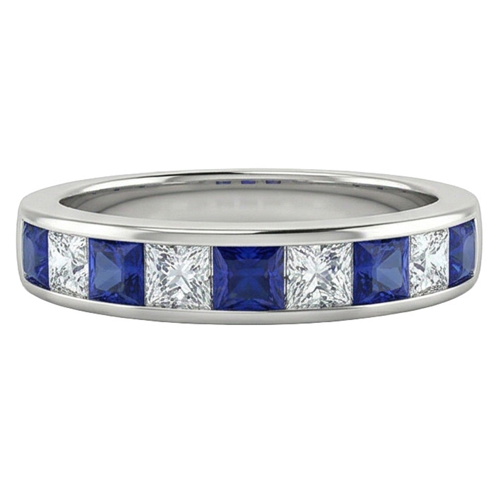 echter princess diamant 1Karat memoire-ring Detailansicht