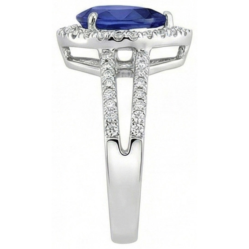 echter round diamant 2.75Karat ring Profilansicht