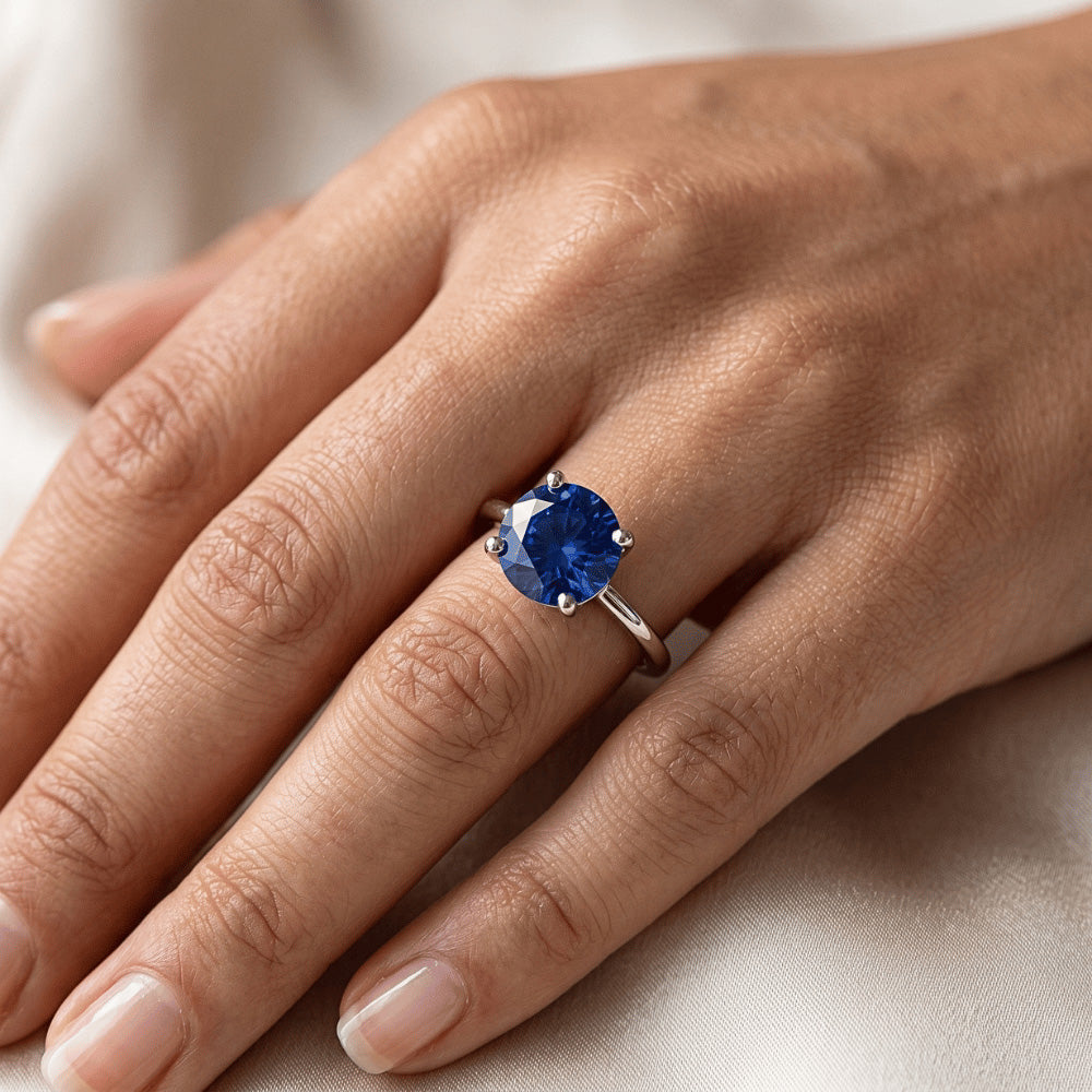 Saphirring GIA ZERTIFIZIERT 2,46 Karat