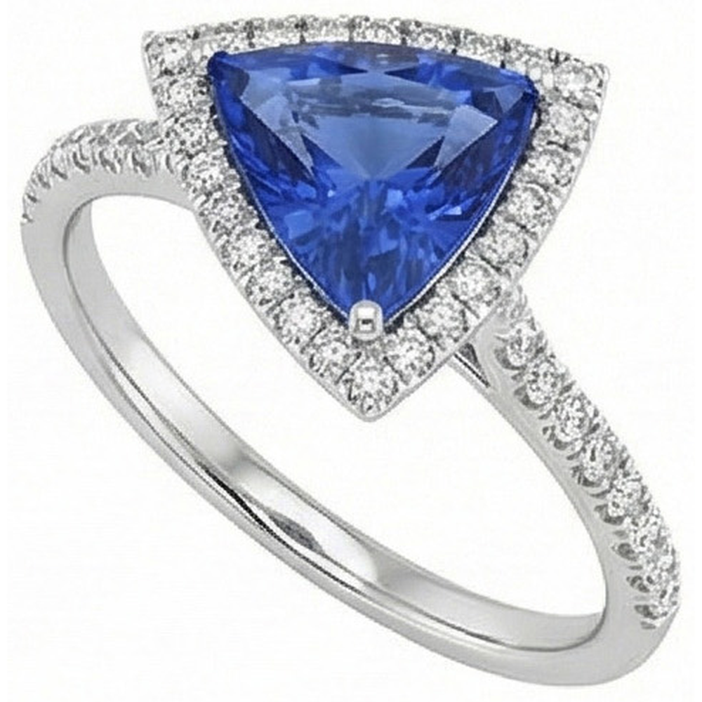 echter round diamant 1.50Karat ring Vorderansicht