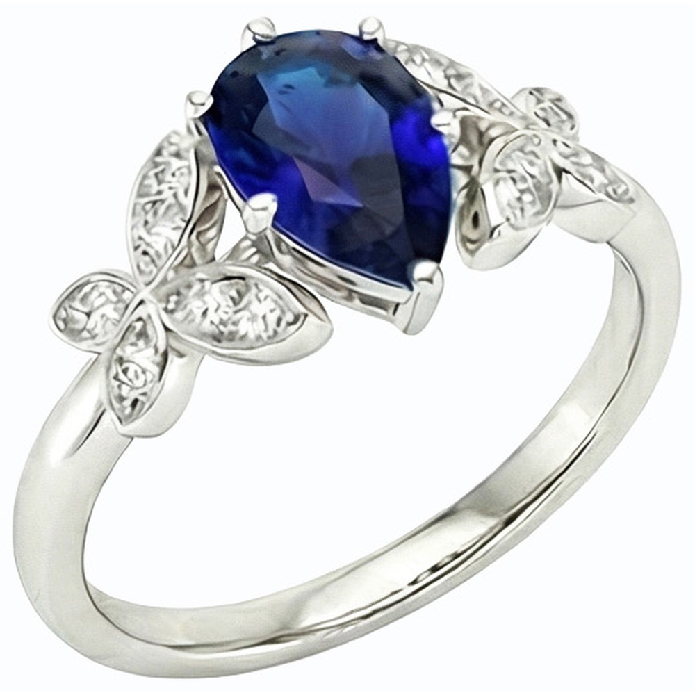 echter round diamant 3Karat ring Seitenansicht