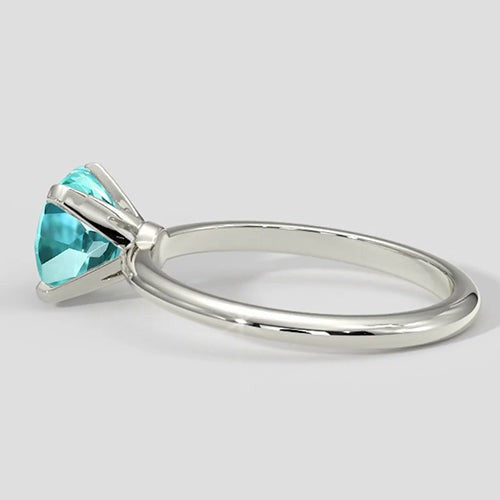Seltener Paraiba-Turmalin-Solitärring