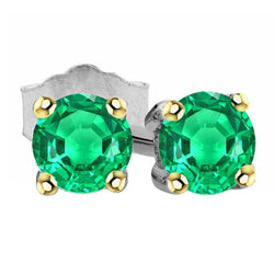 GIA-Zertifiziert Edler Smaragd Gemstone Earring 2 Karat