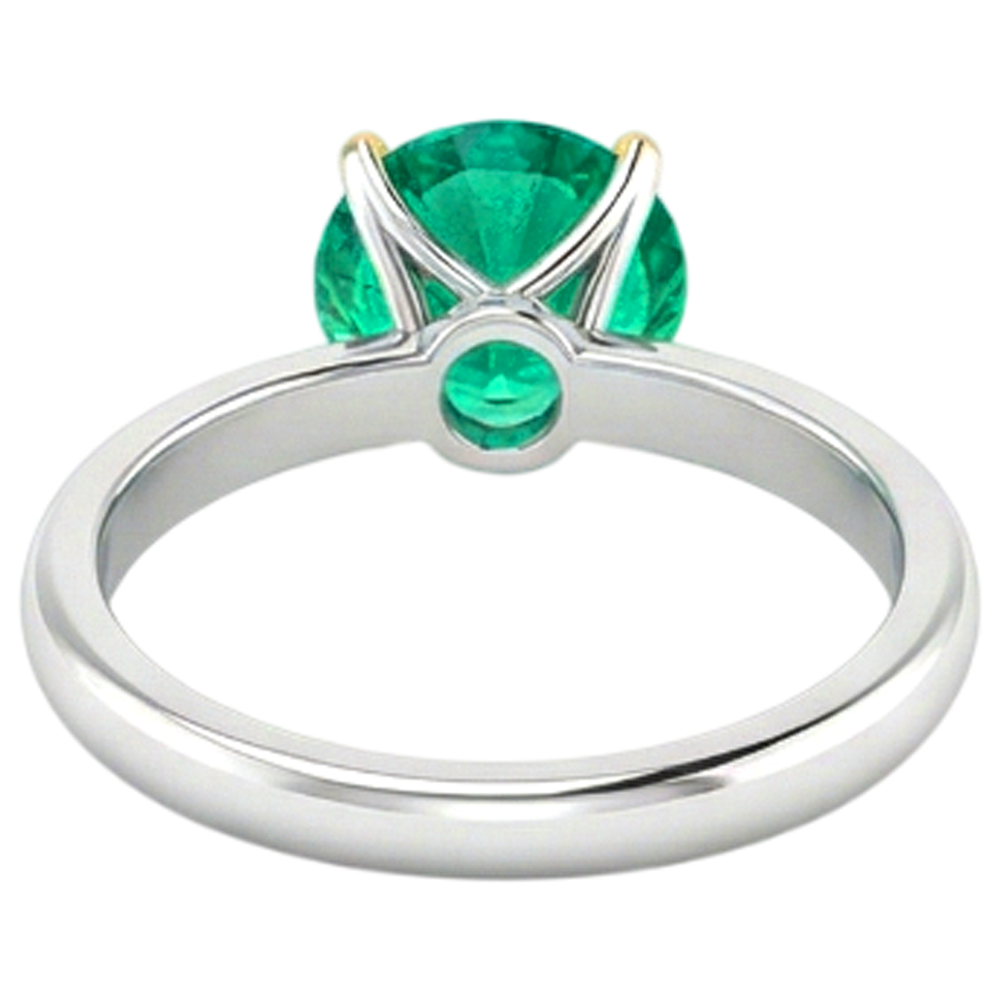 Kunstvoller Schmuckstein-Ring 3 Karat – Rückansicht