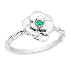 Premium GIA-Geprüft Edler Smaragd Edelstein-Ring – 0,50 Karat