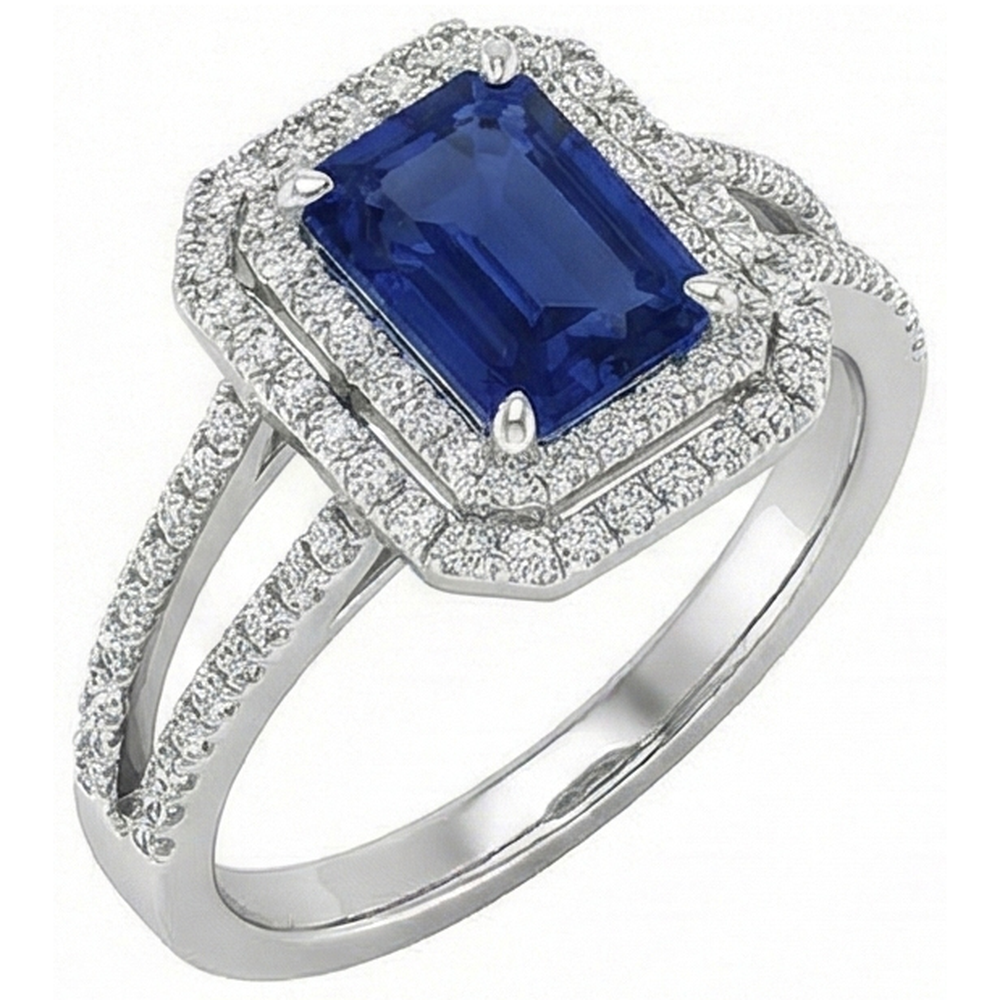 echter round diamant 3Karat ring Seitenansicht