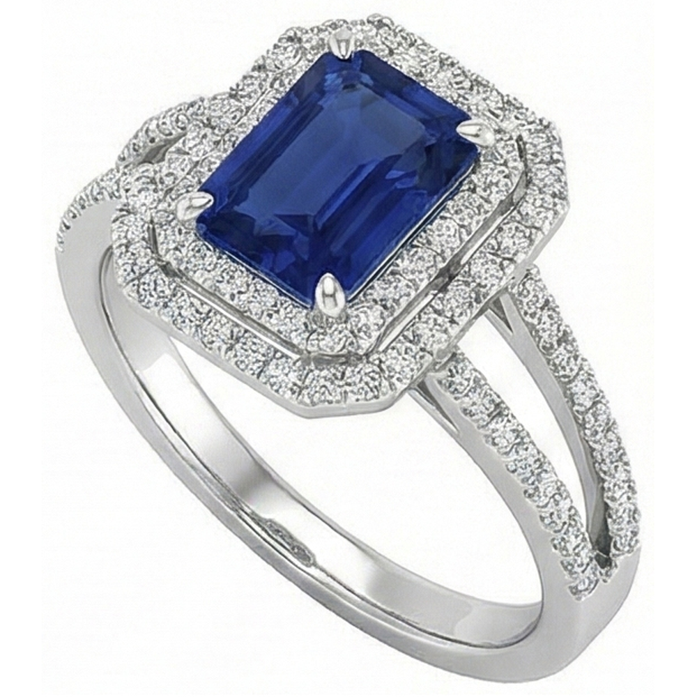 echter round diamant 3Karat ring Detailansicht