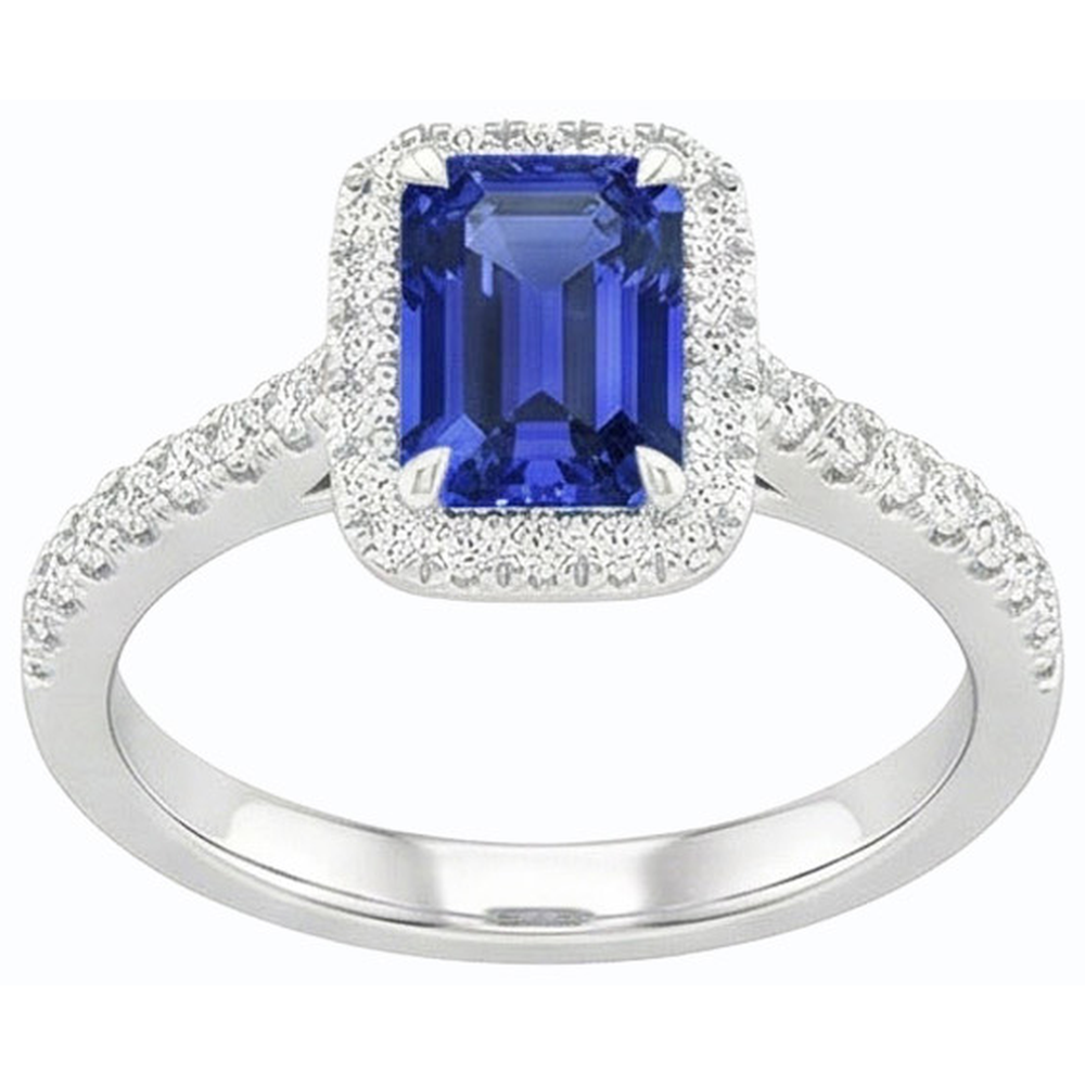 echter round diamant 3Karat ring Draufsicht