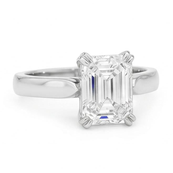 echter diamant 2.00Karat ring Seitenansicht