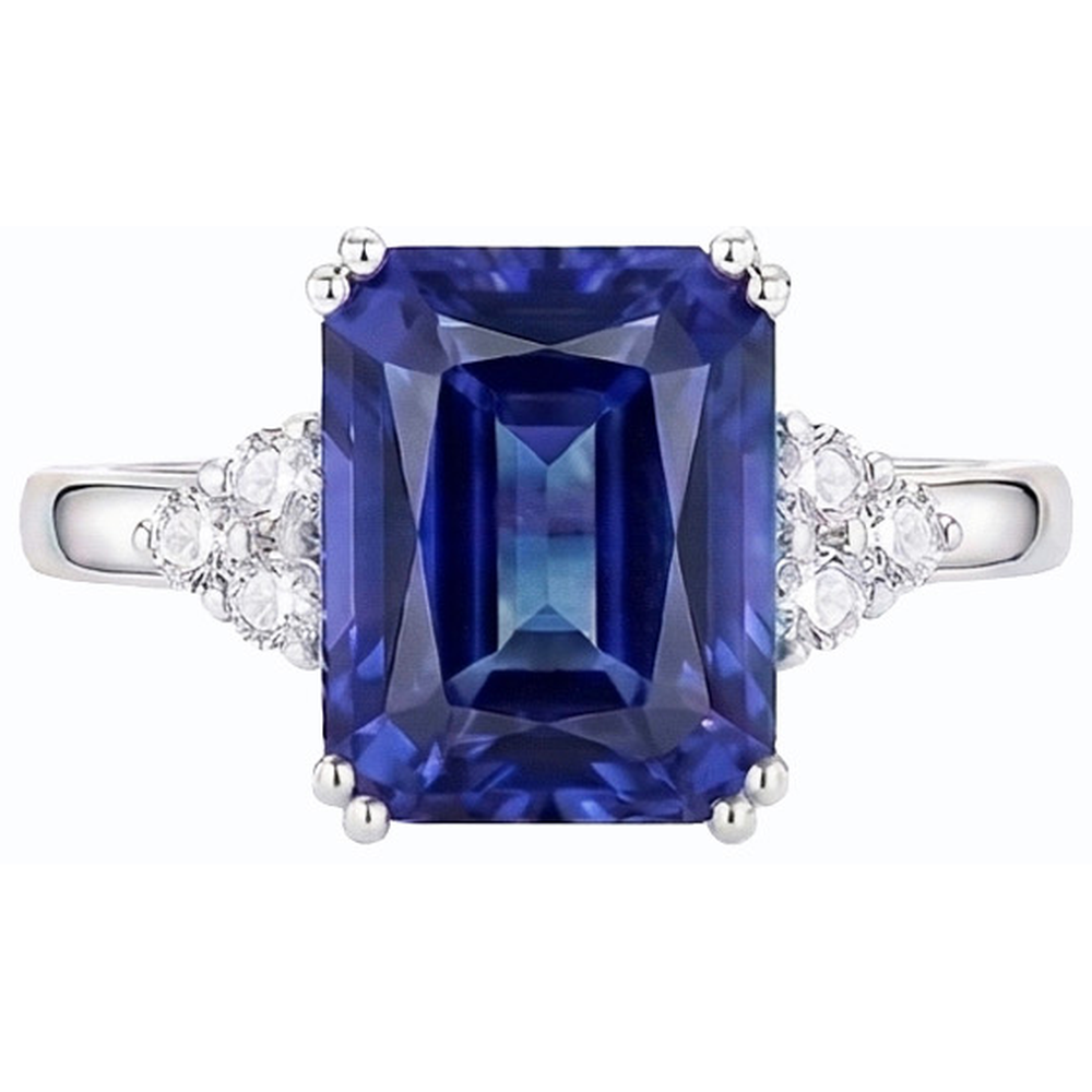 echter round diamant 3Karat ring Seitenansicht