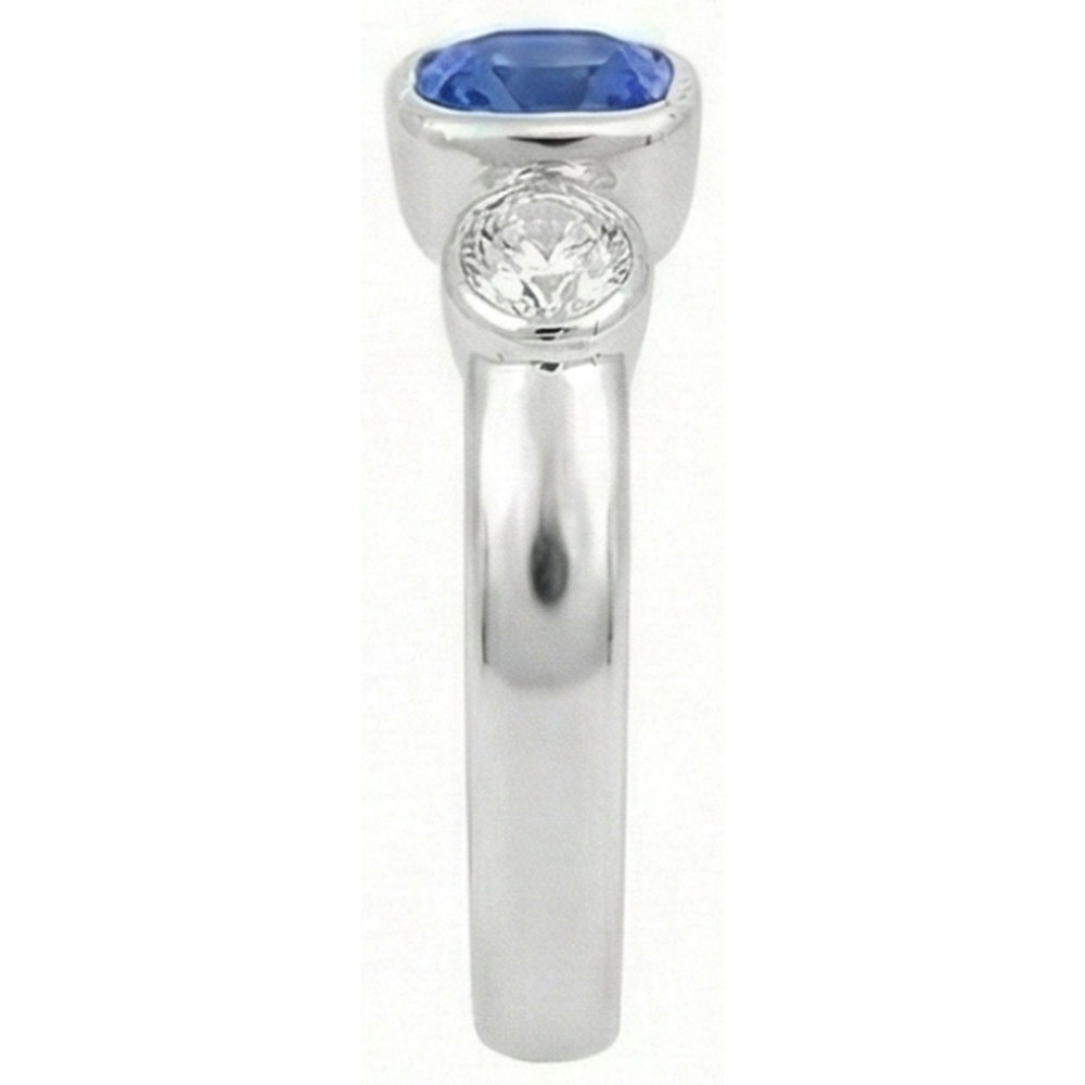 echter baguette diamant 1.50Karat ring Draufsicht
