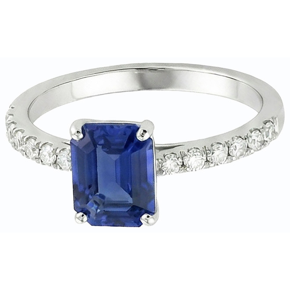 echter round diamant 2.50Karat ring Detailansicht