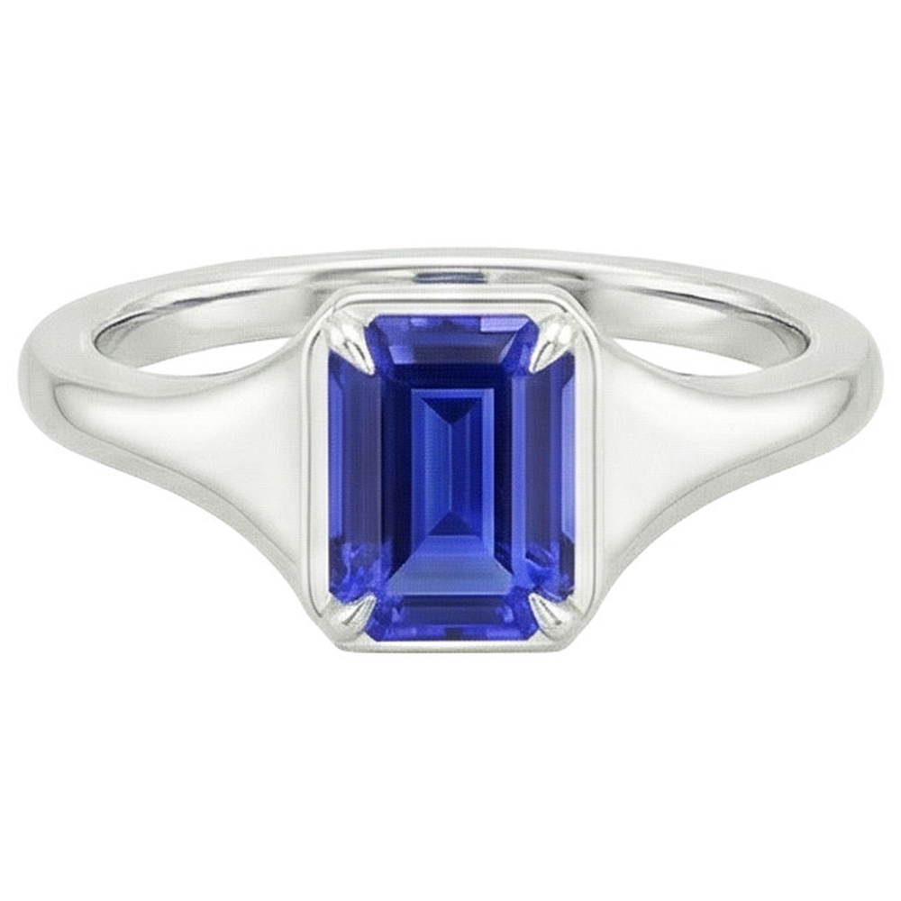 echter diamant 3Karat ring Profilansicht