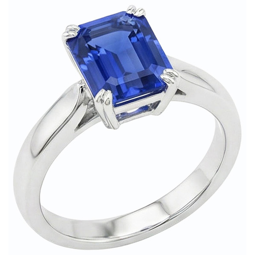 echter round diamant 3Karat ring Seitenansicht