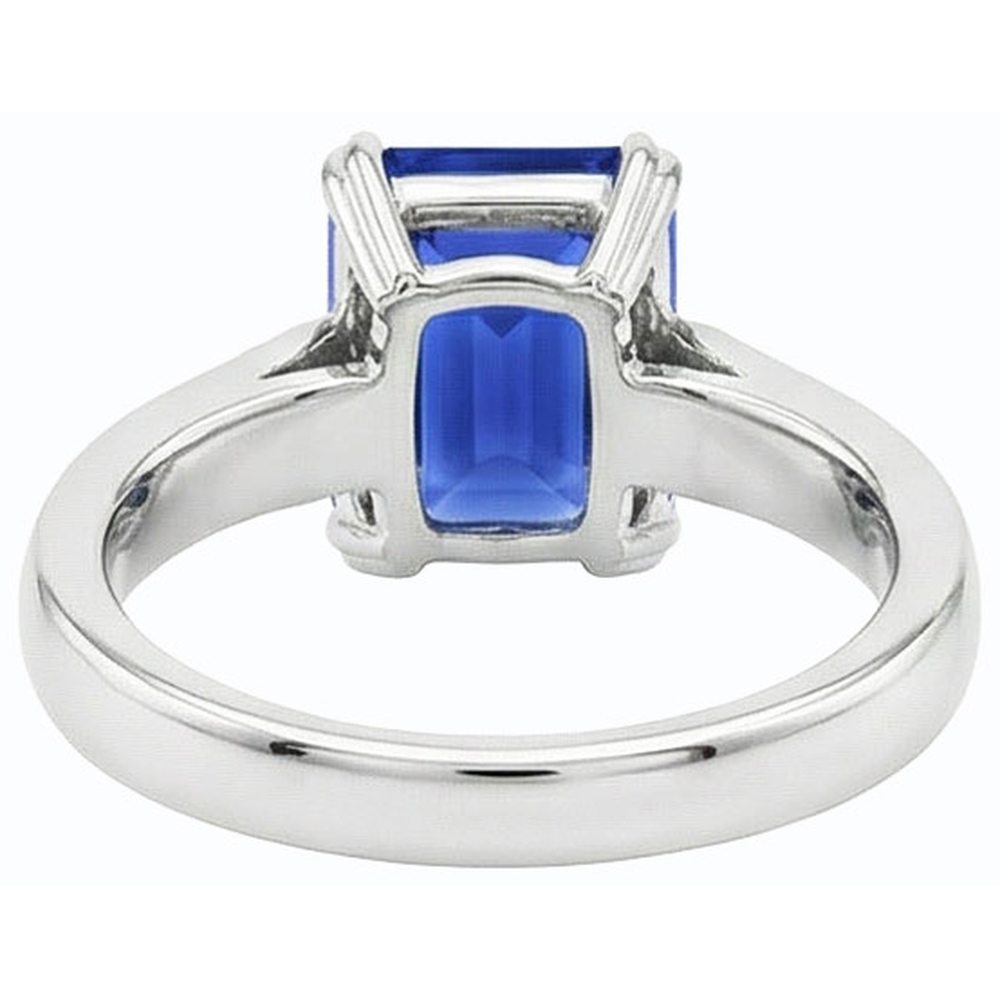echter round diamant 3Karat ring Detailansicht