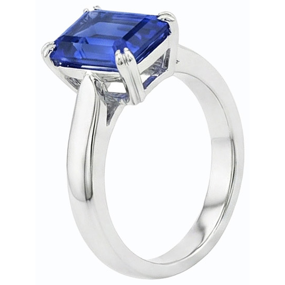 echter round diamant 3Karat ring Draufsicht