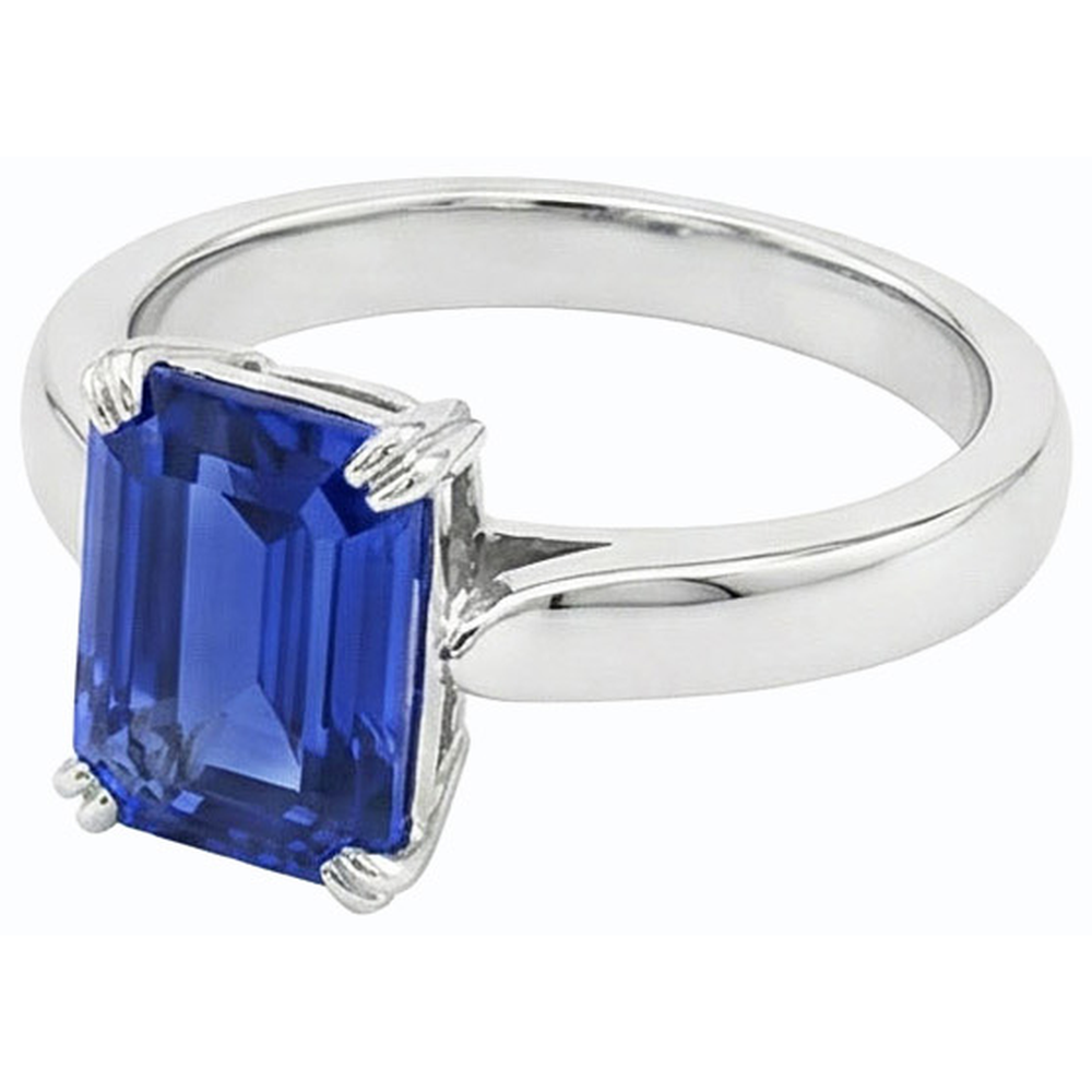echter round diamant 3Karat ring Profilansicht