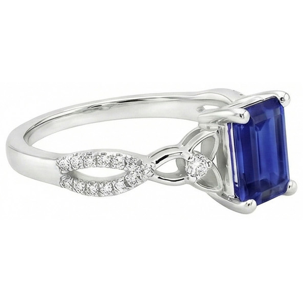 echter round diamant 3Karat ring Draufsicht