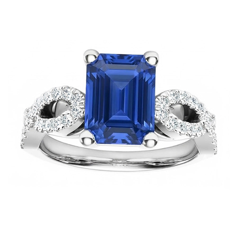 echter round diamant 3Karat ring Detailansicht