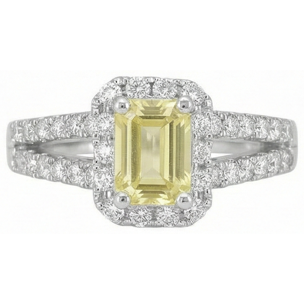 echter round diamant 4Karat ring Seitenansicht