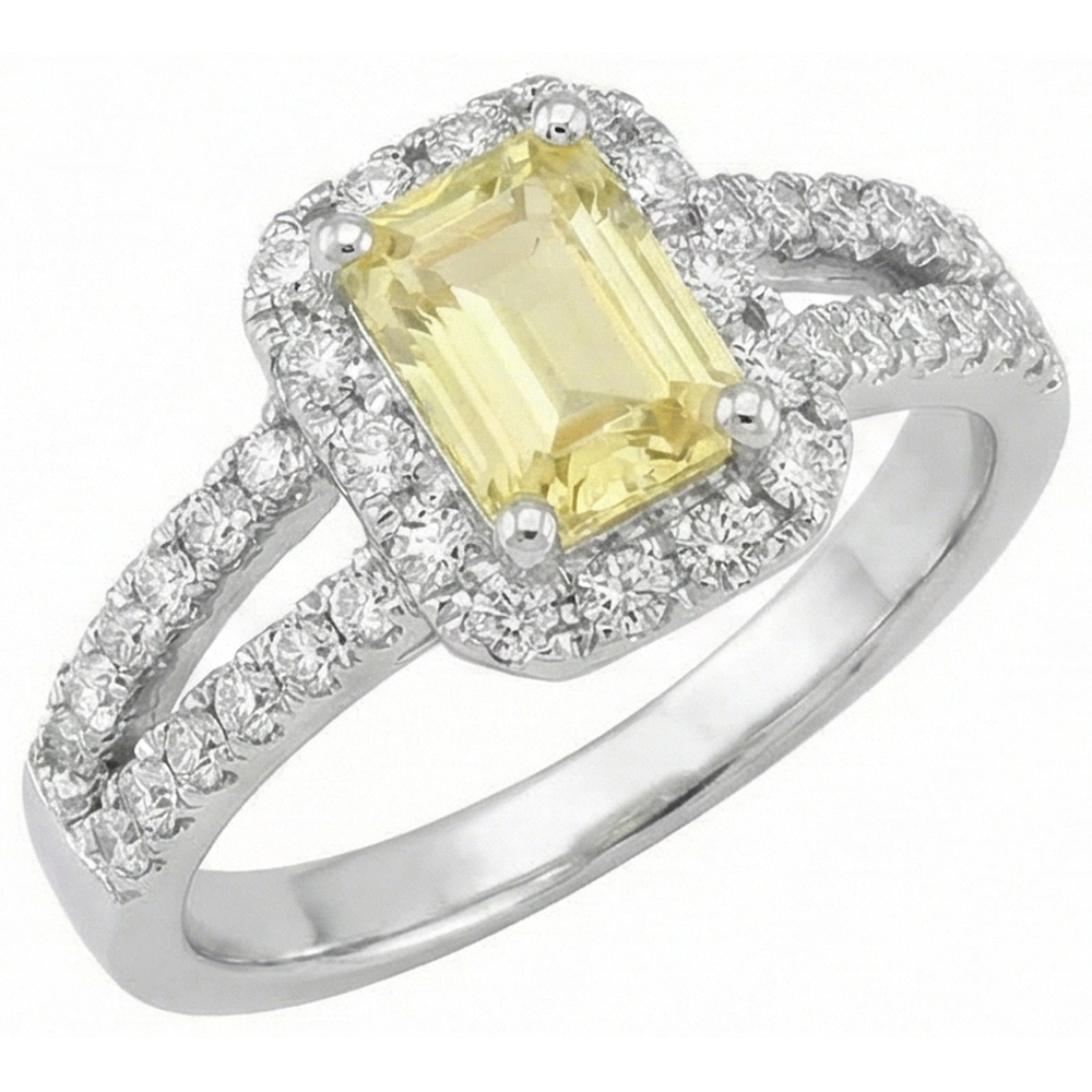 echter round diamant 4Karat ring Detailansicht
