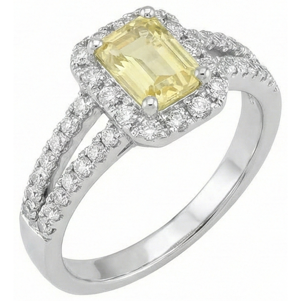 echter round diamant 4Karat ring Draufsicht