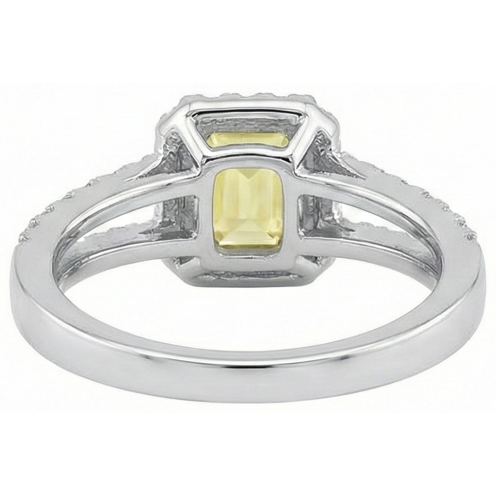 echter round diamant 4Karat ring auf Weiß