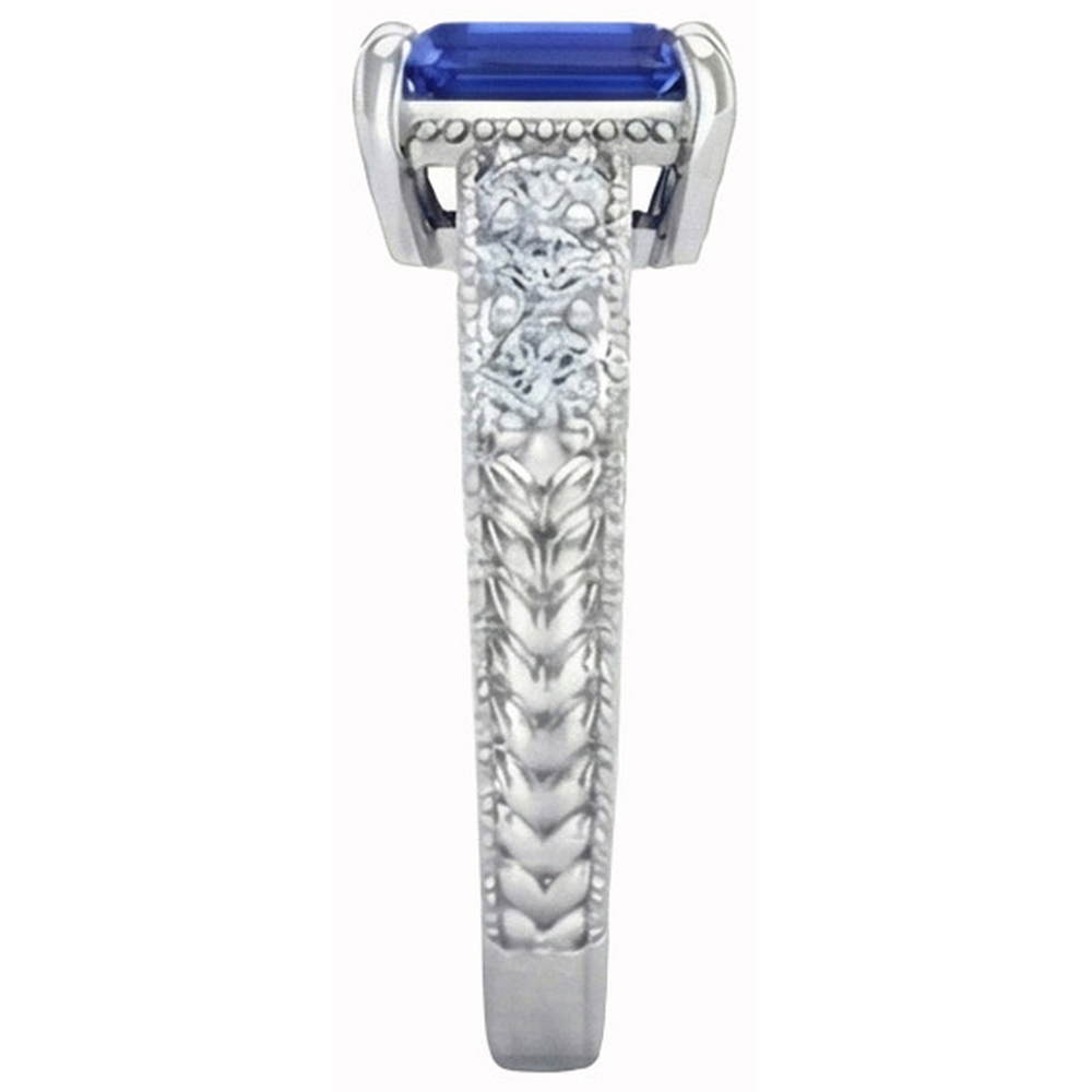 echter round diamant 2.10Karat ring Detailansicht