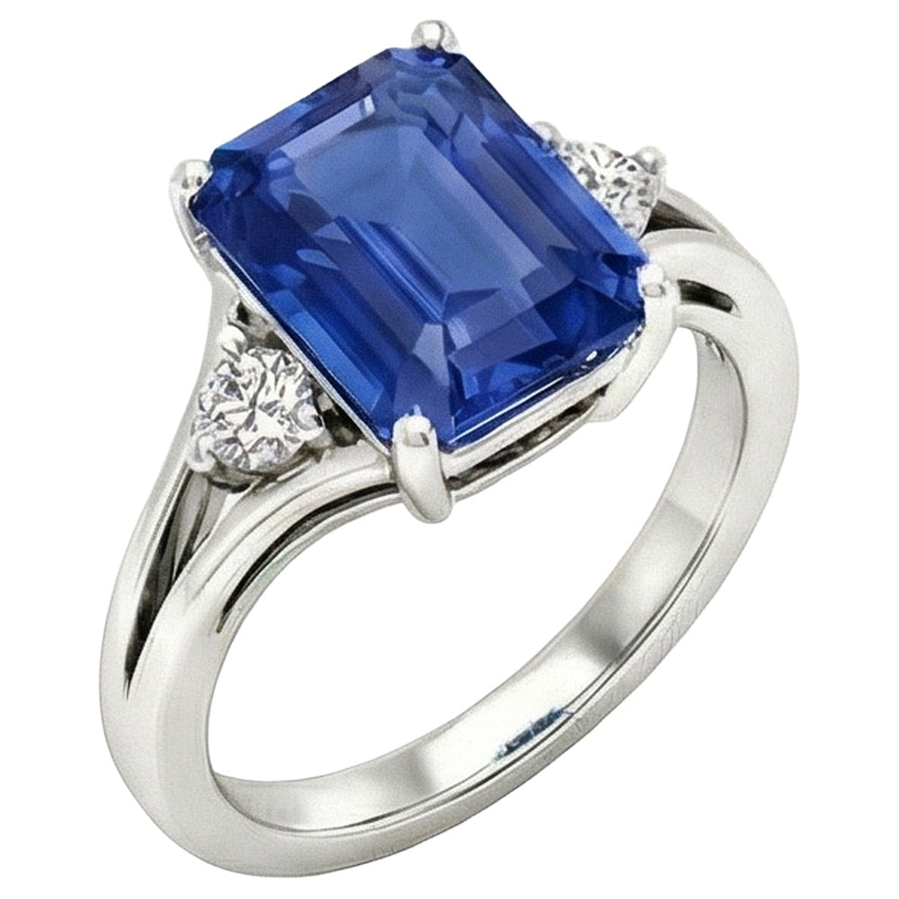 echter round diamant 2.50Karat ring Vorderansicht