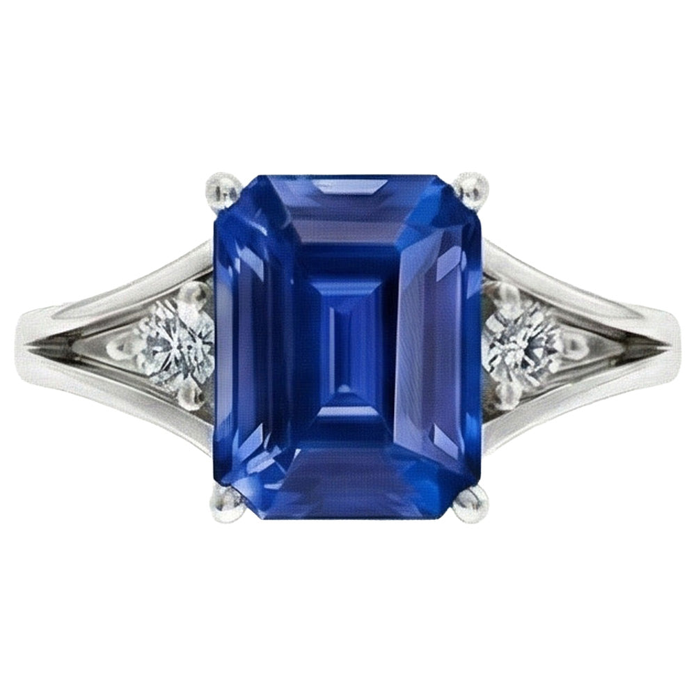 echter round diamant 2.50Karat ring Seitenansicht