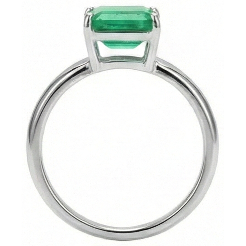 echter diamant 10Karat ring Profilansicht