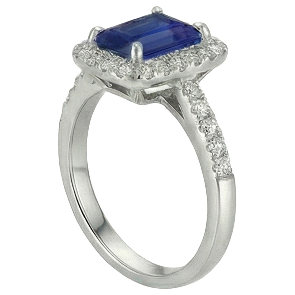 echter emerald smaragd 3Karat ring Detailansicht