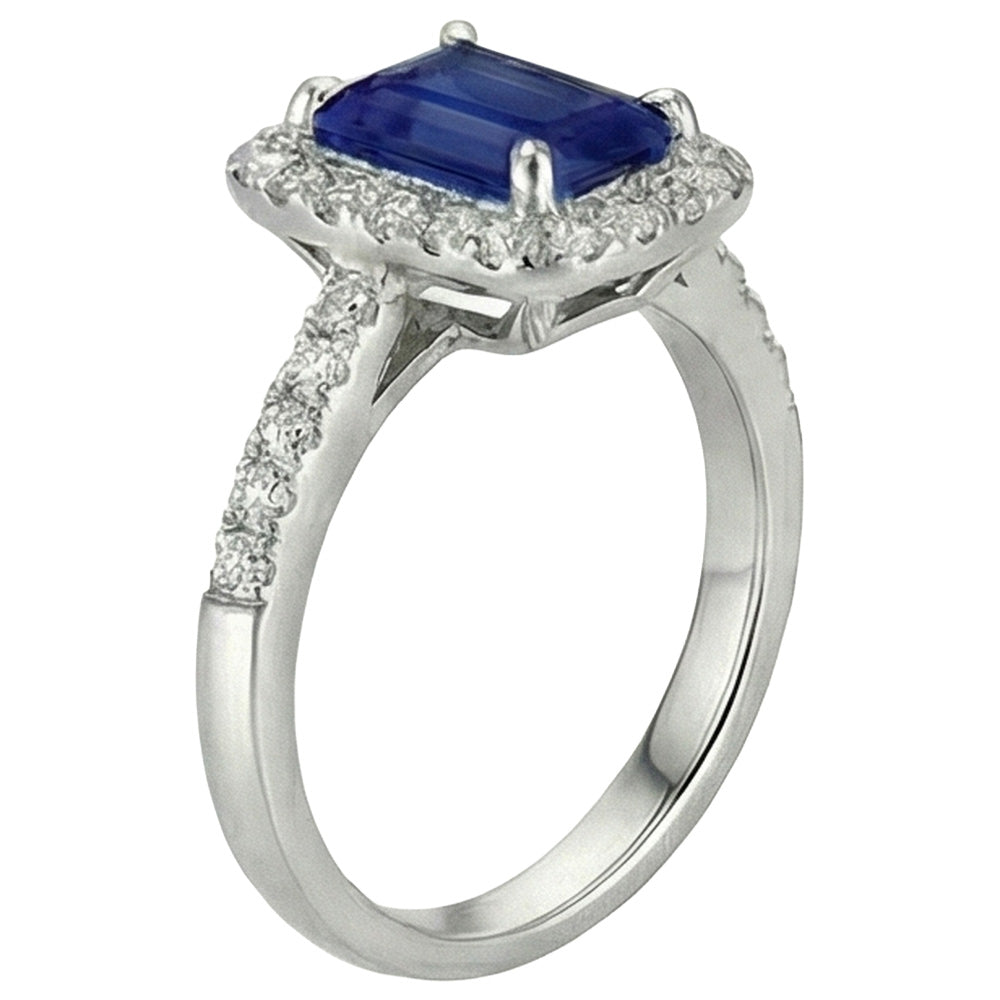 echter emerald smaragd 3Karat ring Draufsicht