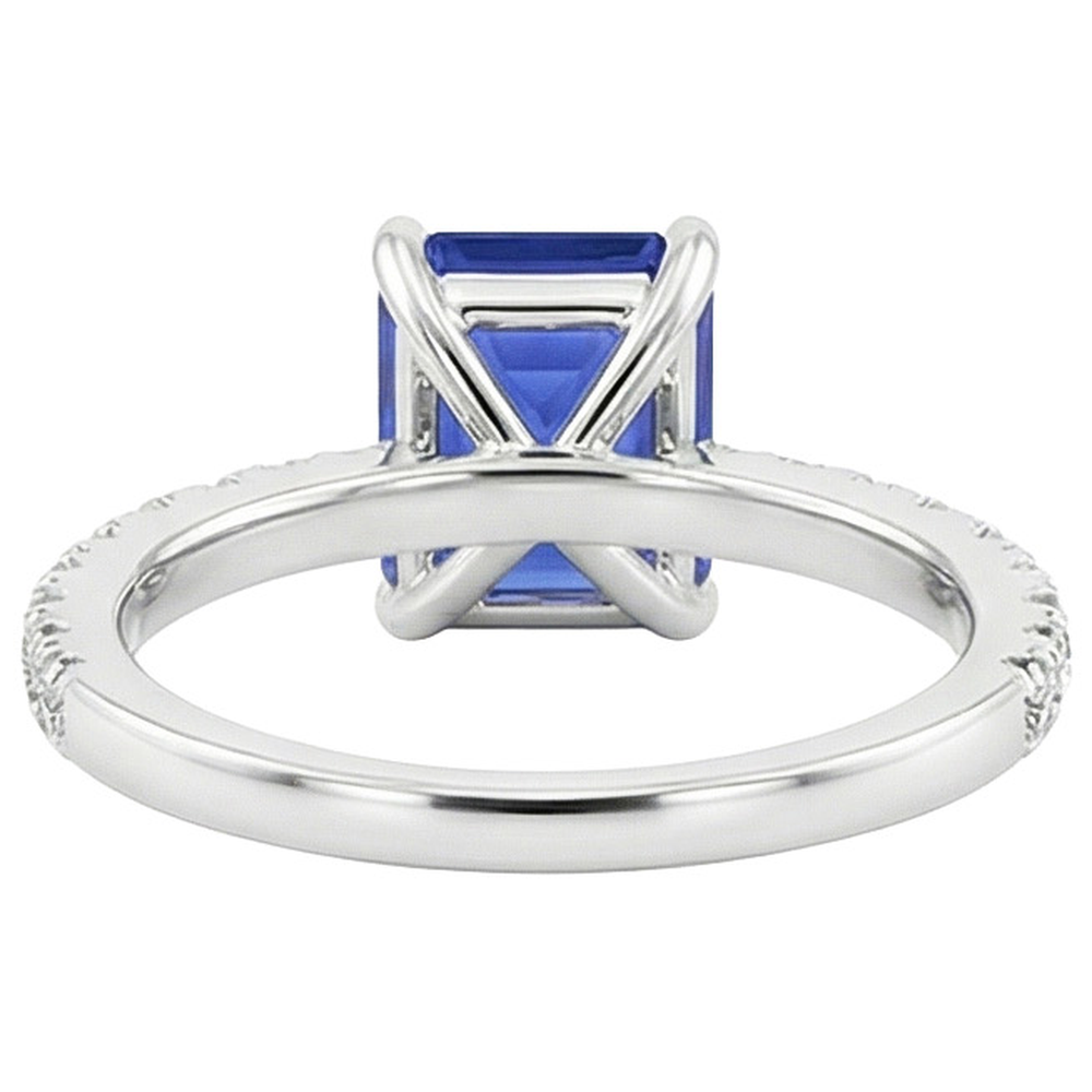 echter round diamant 4.50Karat ring Detailansicht