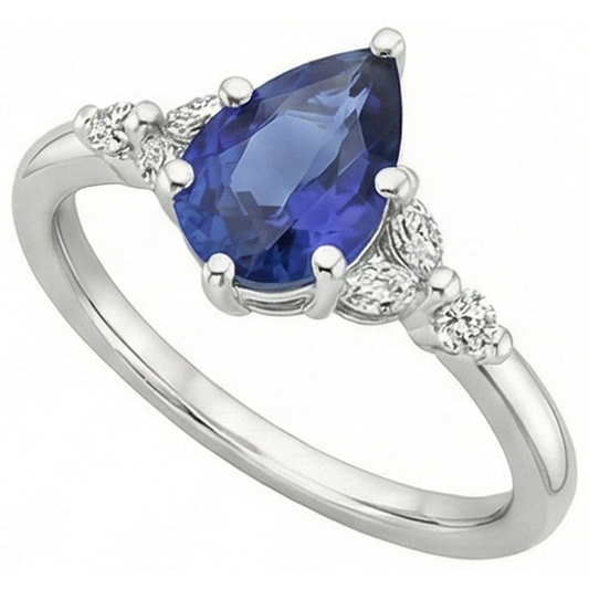 echter marquise diamant 4.75Karat ring Seitenansicht
